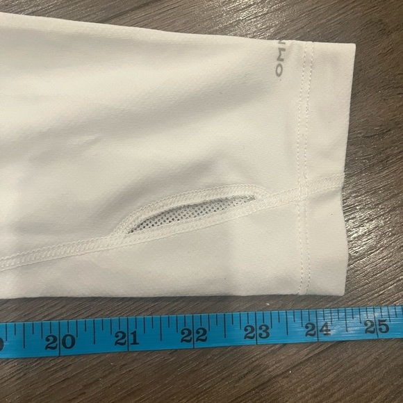 [L]Columbia white Men's Long-Sleeve Half-Zip Shirt Omni Heat Baselayer - Picture 12 of 12